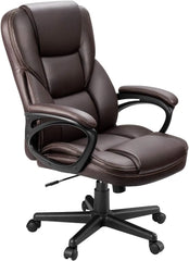 Fauteuil de bureau de direction avec repose-pieds, fauteuil de bureau grand et robuste, chaises de bureau ergonomiques pour la maison, inclinables, dossier haut, personnalisable