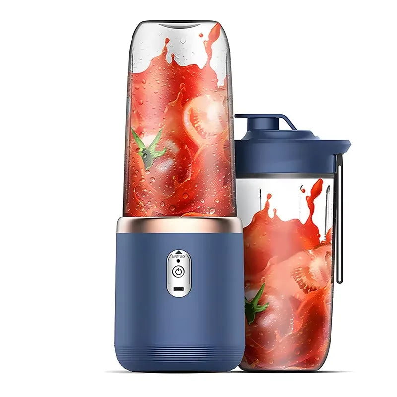 Tragbarer Mixer Flasche Elektrisch 6 Klingen Multifunktions-Entsafter Frischsaft Smoothie Mixer Eiscrasher Lebensmittelprozessor