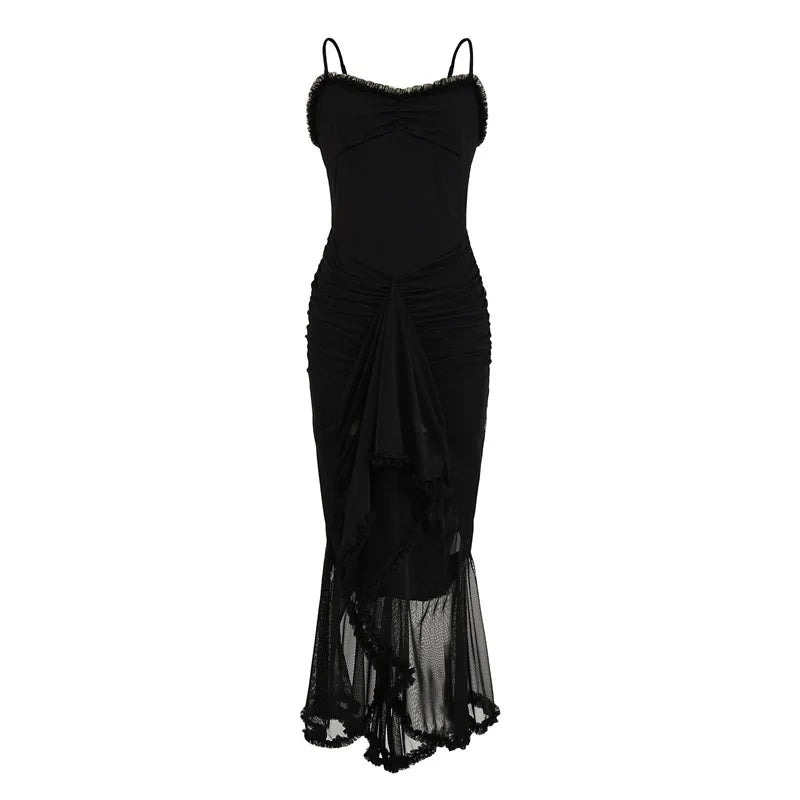 Glamour Evening Dress - Black