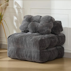 3-in-1 34" Folding Sofa Bed with Pillow Boneless Matress with Back Support Comfy Portable Convertible Sleeper Chair Floor Sofa