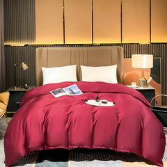 Housse de Couette en Soie de Mûrier 100% Soie Housse de Couette Douce Respirante 240x260 Housse de Couette Grande Taille