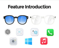 Lenovo Smart Glasses – AI 4K Camera Bluetooth Glasses