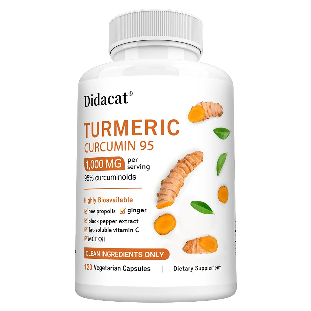 Curcuma Curcumin 1000mg mit schwarzem Pfeffer