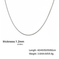 PAVOI Waterproof Chain Necklaces for Women - 14K Gold Plated Flat Curb, Herringbone, Snake, Rope, Chunky Paperclip, CZ Cuban Link & Figaro Layering Chains Necklaces - Stainless Steel Jewelry