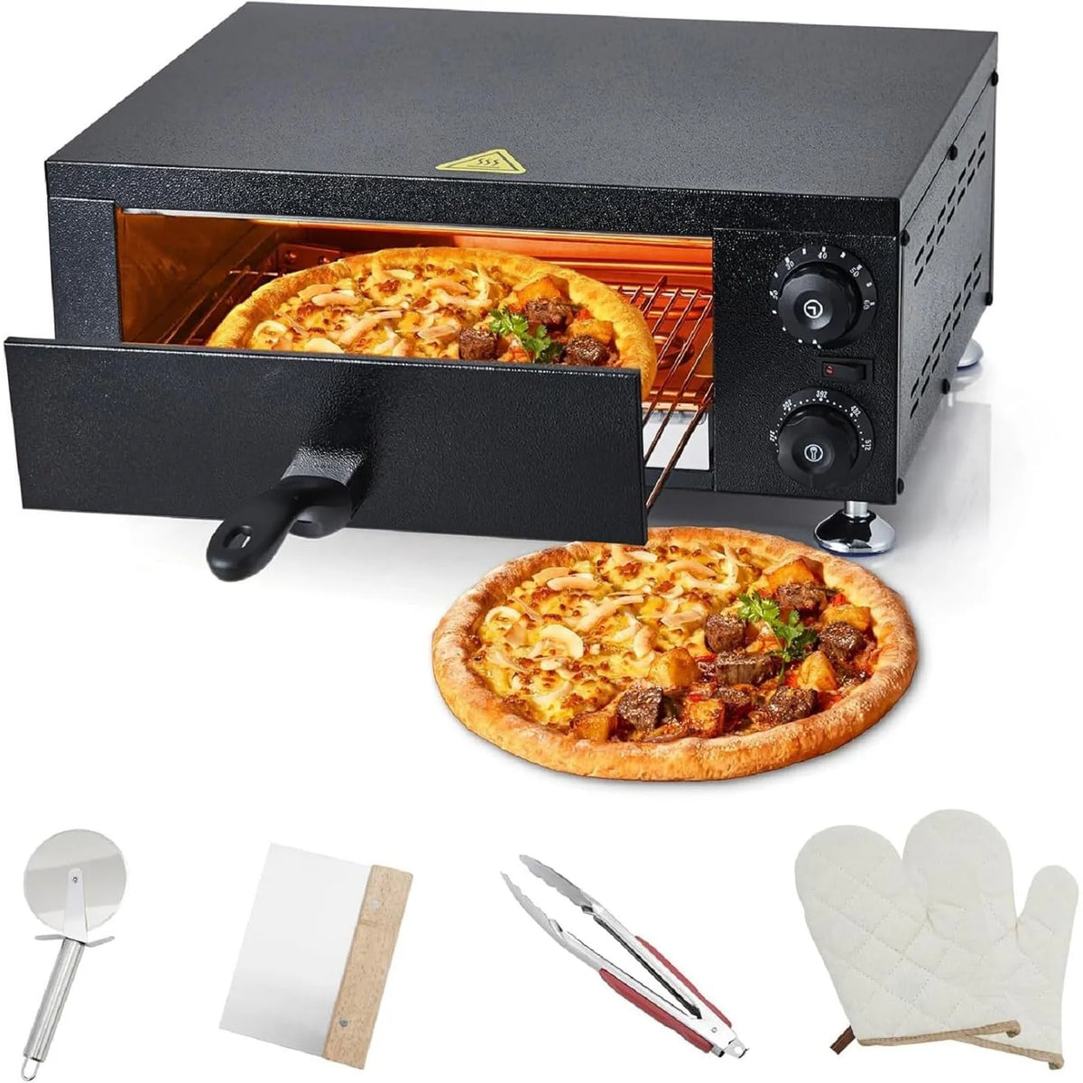 12-Inch Electric Commercial Pizza Oven