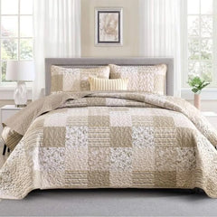 【Sommerlaune】Walflotte Wendedecken, leichte Boho-Tagesdecken mit Druckmuster, Bettüberwurf-Set mit 2 Kissenbezügen für King/Queen-Size, 1 Kissenbezug für Twin-Size, weich für alle Jahreszeiten