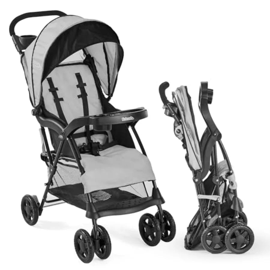 Baby Trend® Sit N Stand® Lightweight Foldable Double 2.0 Stroller w/ Removable 2 Panel Fully Ratcheting Canopy