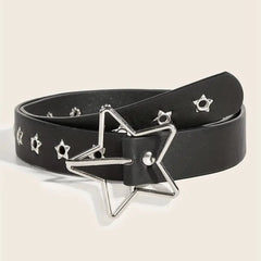 Star Buckle Edgy Y2K Belt