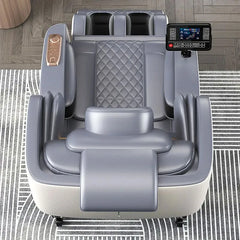 Black Message Chair 5d Zero Gravity Full Body Shiatsu Massage Chair Recliner