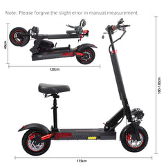 Trottinette électrique FREEBOY J01 Moteur puissant 800W Batterie 48V15AH Vitesse max 40KM/H Trottinette électrique Pneu 10 pouces pour Adulte Trottinette urbaine
