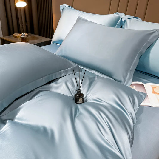 Mulberry Silk Duvet Cover 100 Silk Quilt Cover Soft Breathable Cover 240*260 Full Queen King Size Duvet Cover