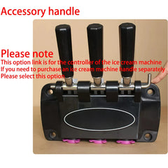 Commercial Soft Ice Cream Maker 110V/220V 18L/H 3 Flavors Ice Cream Making Machine for Business Use