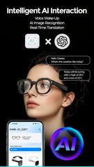 Lenovo Smart Glasses – AI 4K Camera Bluetooth Glasses