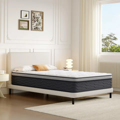 25cm Hybrid Memory Foam Spring Mattress Body Support Spinal Alignment Hydro Memory Foam Spring Coil Mattress