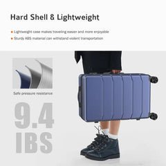 Sweet Furniture F Hardside Expandable Luggage, 20 inch Carry on Lightweight Suitcase with Spinner Wheels, TSA Lock, Telescopic Handle and ABS Durable Material