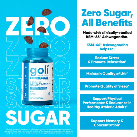 Goli New Year Wellness Stack - Hand Picked 10 Best Sellers - Gluten-Free, Vegan, Plant-Based, Non-GMO & Gelatin-Free