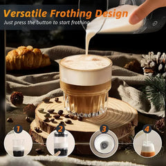 Tragbare Espressomaschine mit Milchaufschäumer