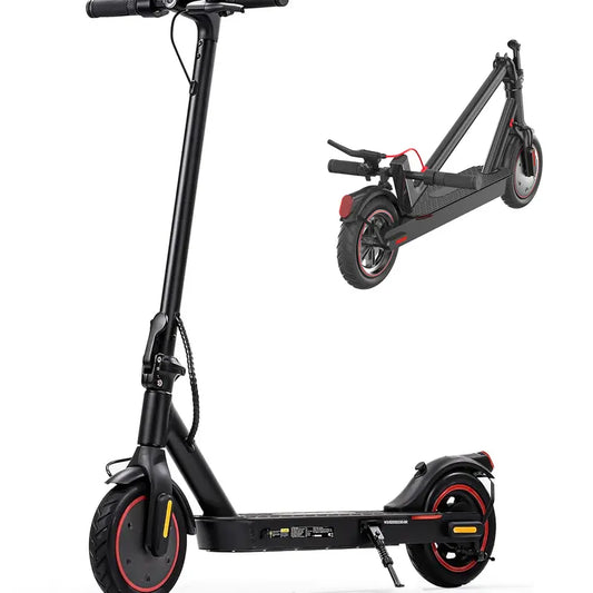 Electric Scooter Adults & Teens, 18 MPH Max Speed, 21 Miles Long Range, Cruise Control and Dual Braking, Foldable Electric Scooter for Adults Powerful Portable App battery escooter system Folding Bike