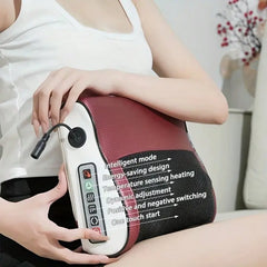 Neck massage pillow, with 20 neck kneading heads and a 6-key control panel including neck, shoulders, waist, back and legs. It is very suitable for office workers and the elderly. It is the best gift for parents, friends and lovers.