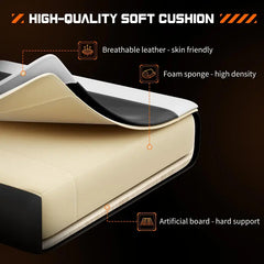 Game Chair - Ergonomic Computer with Height Adjustable 360° Swivel, Comfy Lumbar Support, Fixed Up Armrest, Fixed Base