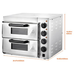14" Double Deck Pizza Oven