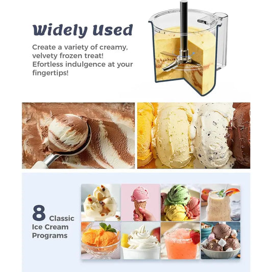 10-Program Large Electric Ice Cream Maker