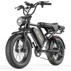 [VOLTVOGU]   1500W Electric Off-Road Bike: 20-Inch Full-Suspension E-Motorcycle with 48V 18Ah 40-70 Mile RangeAh Removable Battery, 31MPH Top Speed, 2-Seater, LED Headlights & 20" All Terrain Fat Tire UL 2849  Ebike Electric Motorcycle