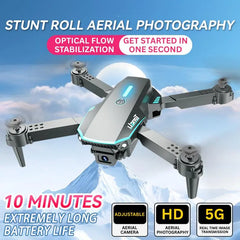 Aerial Photography Drone, Foldable Kids RC Quadcopter with Dual Cameras, Beginner Drone with Headless Mode, One-key Takeoff & One-key Landing, Foldable WiFi FPV Drone, Perfect Holiday, Carnival and New Year Gifts for Kids Ages 14+, TongLi Drone