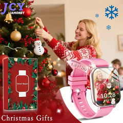 Father's Day and Summer Festivals:New Smartwatch (Black & Pink) Wearable Device Super Bowl, Super Bowl Outdoor Sports、Smart watch, wireless talking/dialing, multi-sport mode, call reminder and rejection, SMS reminder message reminder various APP reminders
