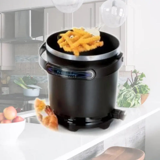 PRESTO Electric Deep Fryer - Model 05420, Family-Size Countertop Cooker, 4-Serving Kitchen Appliance, Automatic Temp Control, Corded AC Plug Household Appliance, Household Appliances