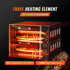 14" Double Deck Pizza Oven