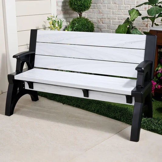 Convert-a-Bench Gen II XL Designer Series Bench-to-Table  Modern Outdoor Patio Furniture Stool Chairs
