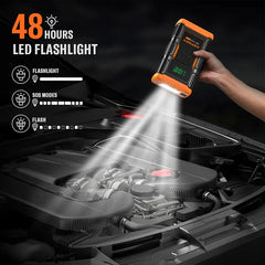 AsperX AX260 Jump Starter with Air Compressor, 3000A/150PSI  Car Battery Jump Starter, 12V Jumper Box Portable with Tire Inflator for Truck, Vehicle