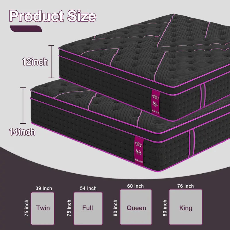 Hybrid Gel Memory Foam Mattress