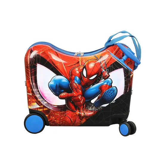 Spider-Man Carry On Spinner Hardside Ride On Suitcase - Red