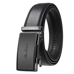 Leather Belt Alloy Buckle Men Business Attire
