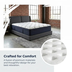 10/12/14 Inch Hybrid Memory Foam & Independent Spring Mattress - Medium-Firm Ergonomic Lumbar & Neck Support, Boxed Foam Based Mattress for Modern Home Bedroom (Twin, Full, Queen, King Sizes) - Anti-Allergic Sleep Upgrade