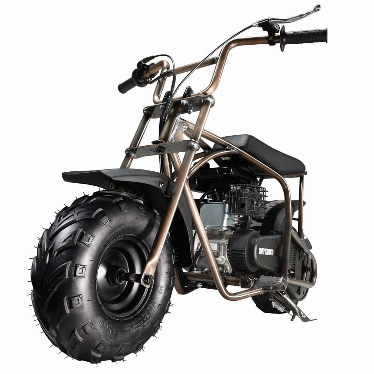 FRP 99cc Gas Powered Mini Dirt Bike, 28MPH Off-Road Motorcycle for Teens and Adults, Dual Disc Brakes, Rear Suspension - RED