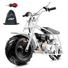 FRP GMB100 Gas Powered Mini Dirt Bike for Teens and Adults, 99CC Engine, 28 MPH, Black Off-Road Motorcycle