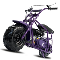 FRP 99cc Gas Powered Mini Dirt Bike, 28MPH Off-Road Motorcycle for Teens and Adults, Dual Disc Brakes, Rear Suspension - RED