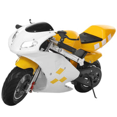 Aqzb Mini Motorcycle Toy 49 2 Stroke Pocket Motorcycle Up to 20mph Max Weight 170lbs Gas Powered Pocket Motorbike for Kids Over 12 Years Old Black