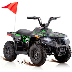 QEASET 36V Battery-Powered Off-Road Ride-On Buggy – Parent-Lock 2-Speed, 10-Mile Range, Grass & Dirt Ready,Blue