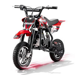QEASET 40 CC 4-Stroke Dirt Bike, Gas Powered Mini Bike, Green