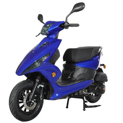 X-Pro Brand New 150cc Gas Powered Moped Scooter, 10" Aluminum Wheels Electric Start Large Headlights