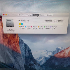 2012 Apple MacBook Air 13.3" i5 1.6GHz 4GB RAM 128GB SSD Silver A1466