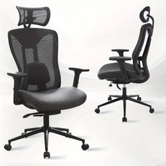 Ergonomic Mesh Office Chair with Adjustable Headrest Lumbar Support Desk Chair