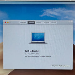 Apple MacBook Air 13-inch A1466 2015 Core i5 8GB RAM 128GB 112 Cycles