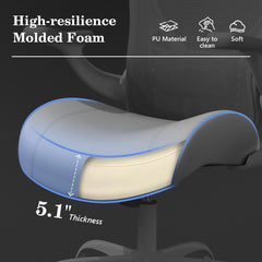Ergonomic Mesh Office Desk Chair Adjustable 3D Arms Lumbar Support 350LBS White