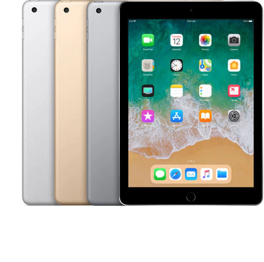 Apple iPad 5th Gen 9.7" 32GB 128GB Gray Silver WiFi or Cellular Unlocked Good
