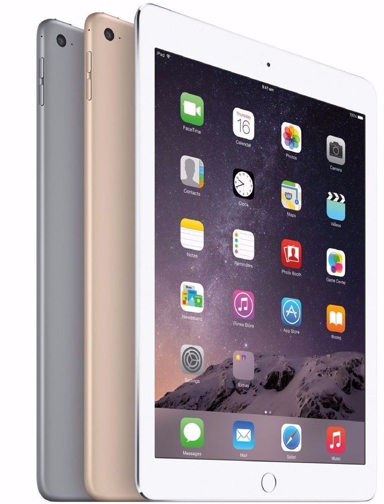Apple iPad Air 2 9.7" 16GB 32GB 64GB 128GB All Colors WiFi + Cellular- Very Good